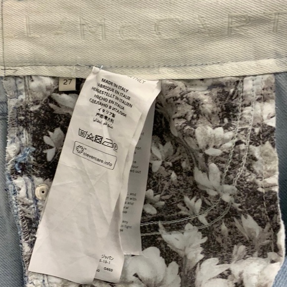 Unique Stella McCartney Barrel-leg Style Tie Dye Pattern Light Blue Jeans, NWOT - Picture 10 of 16